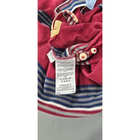 Brooks Brothers Red striped Long Sleeve Polo Size Large mens - Picture 11 of 11